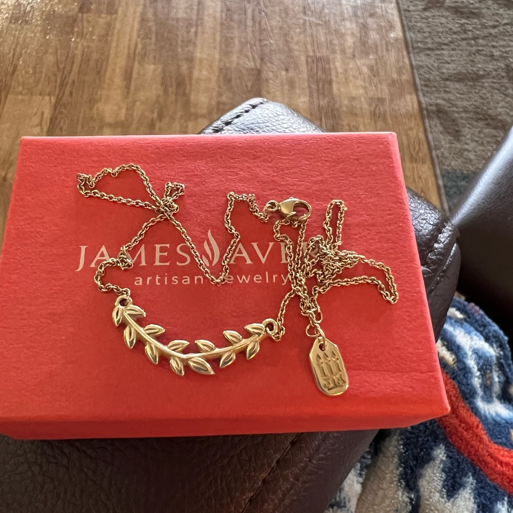James Avery 14k Gold retired delicate vine necklace!!
